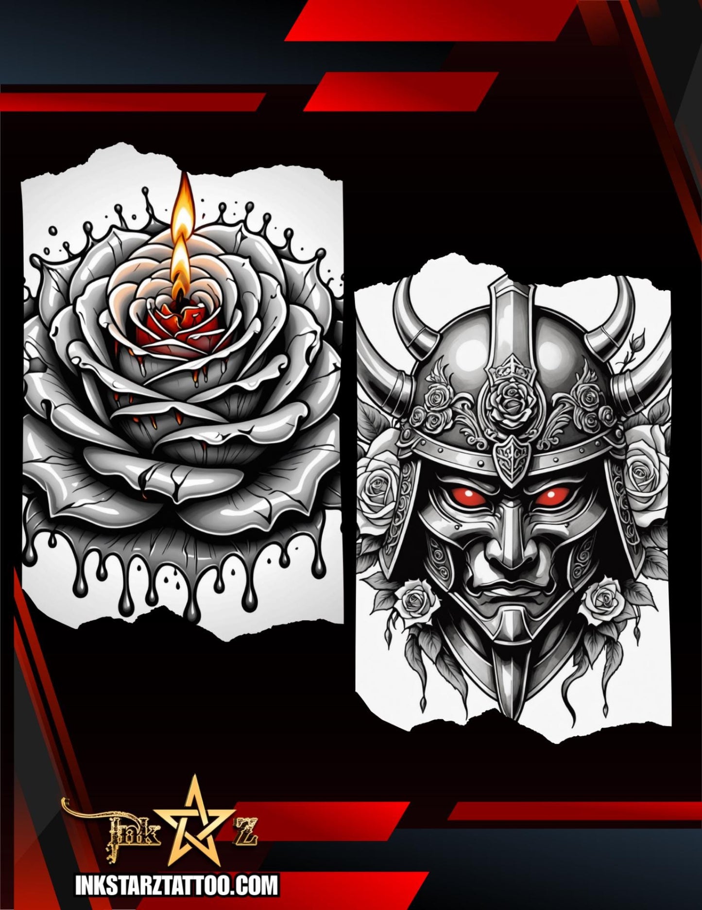 2000+ Rose Procreate Brush Set – Ultimate Floral Tattoo & Digital Art Collection