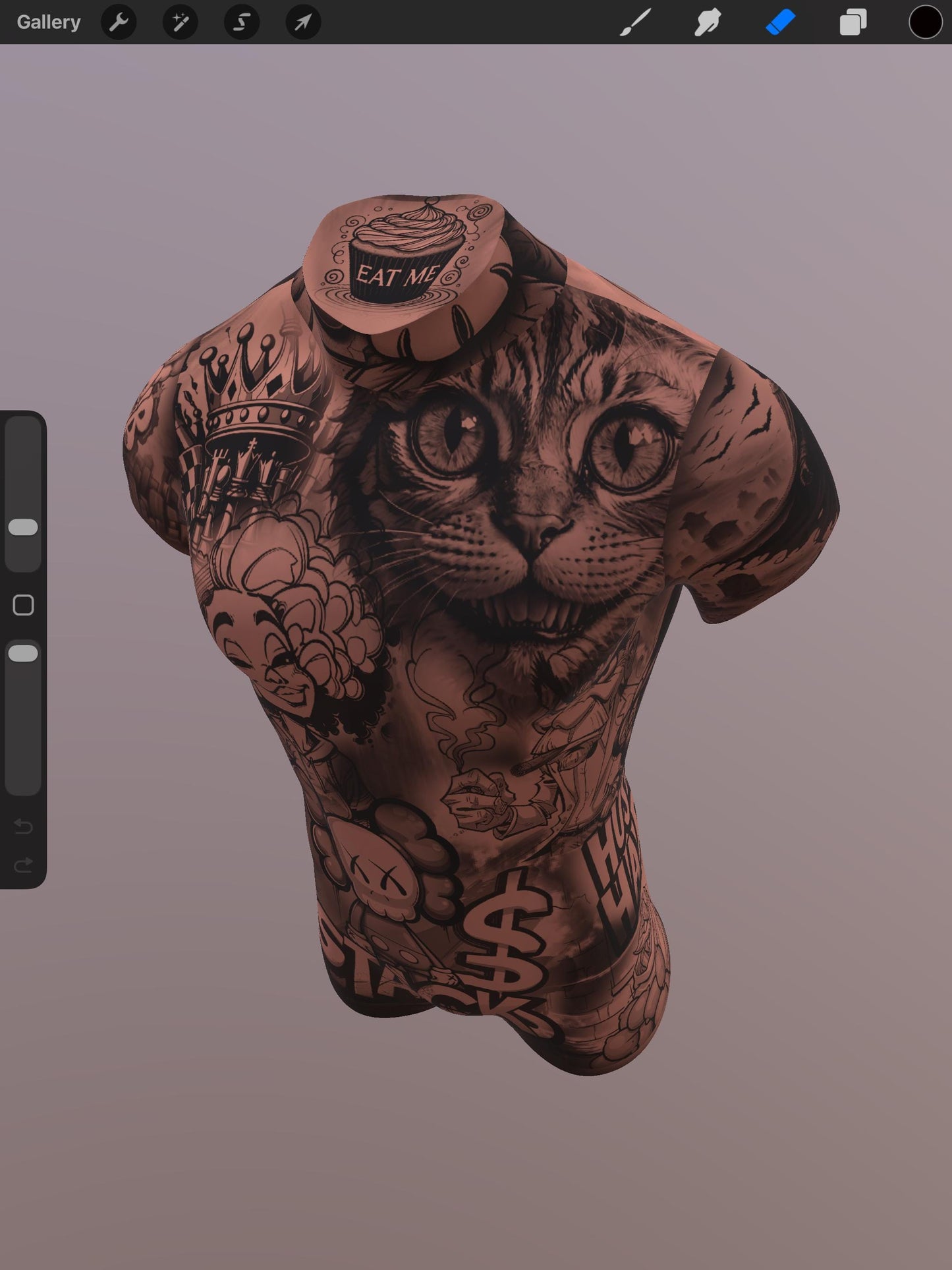 3D Procreate Body Model Pack – Male & Female Full Set (12 Models)