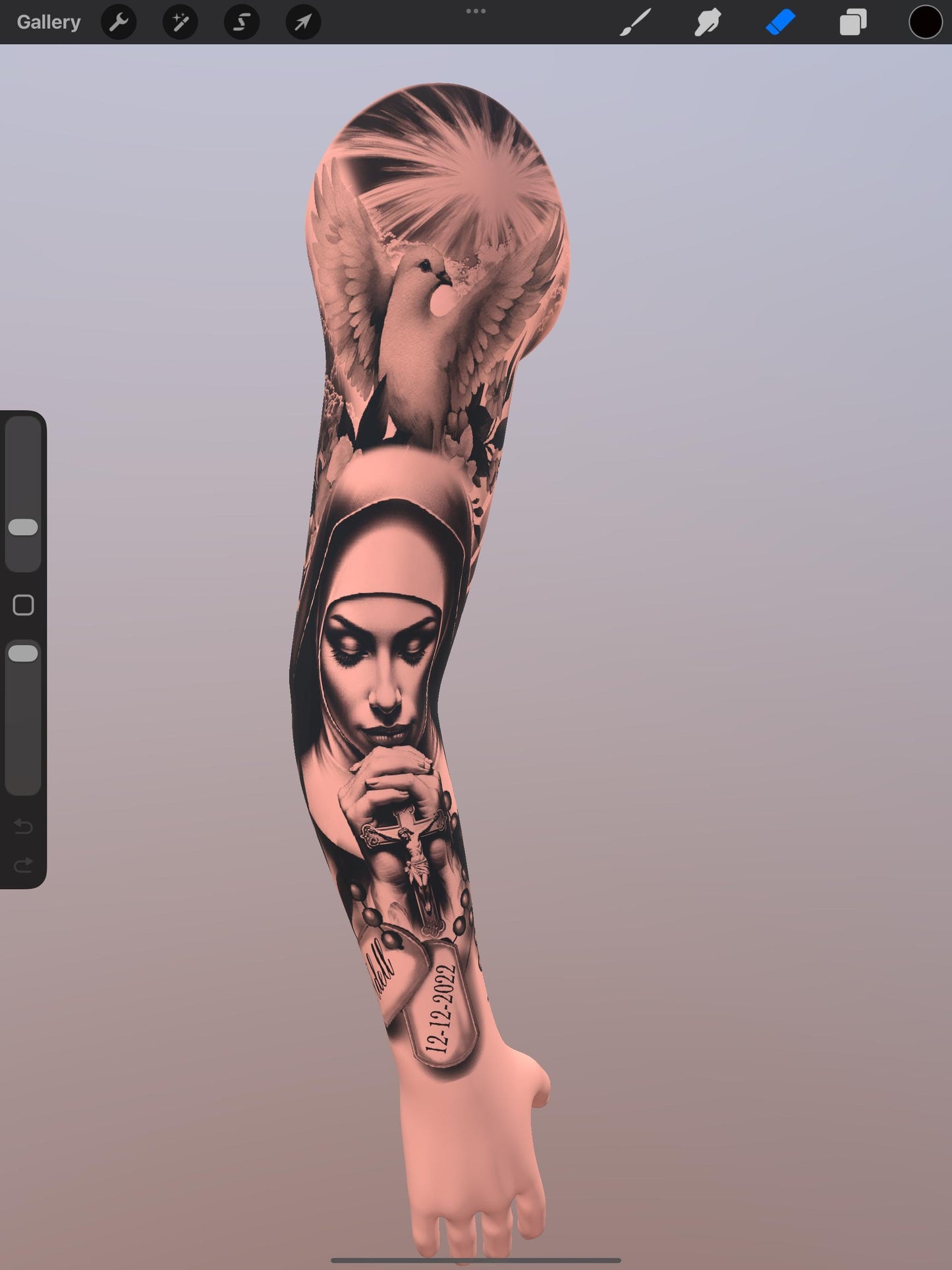 3D Procreate Body Model Pack – Male & Female Full Set (12 Models)