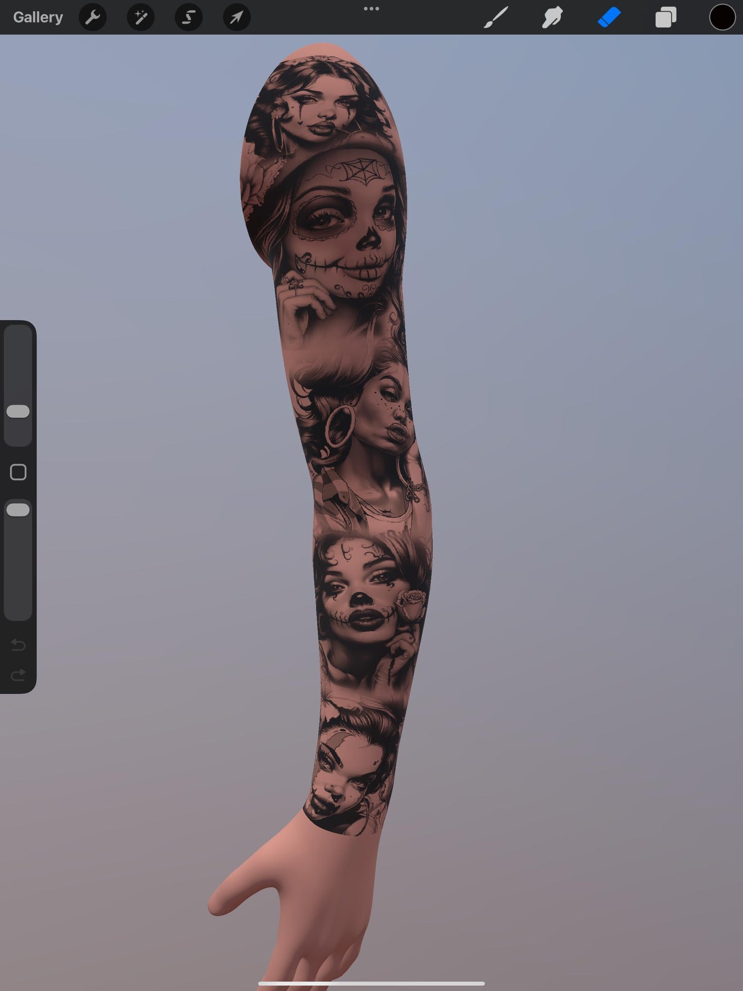 3D Procreate Body Model Pack – Male & Female Full Set (12 Models)